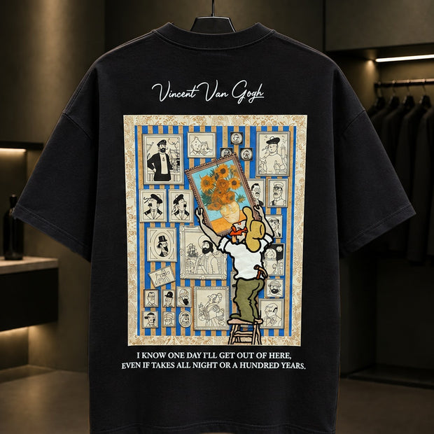 Van Gogh Galeri Oversize Tişört