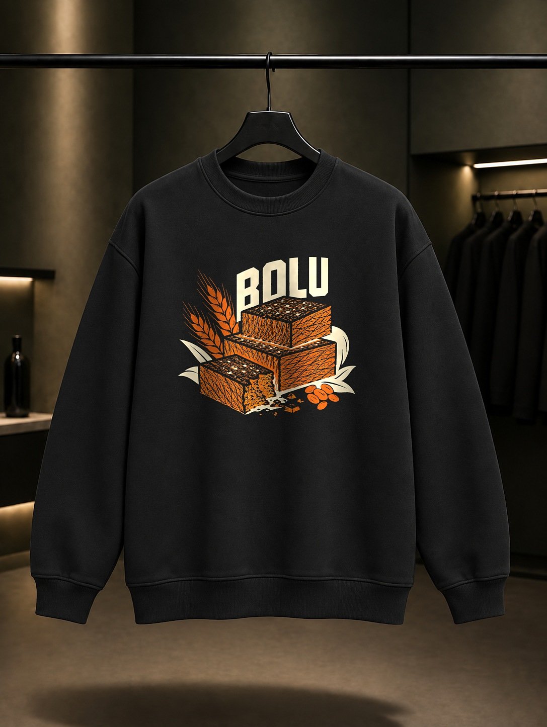 Bolu Mudurnu Saray Helvası Sweatshirt – Siyah