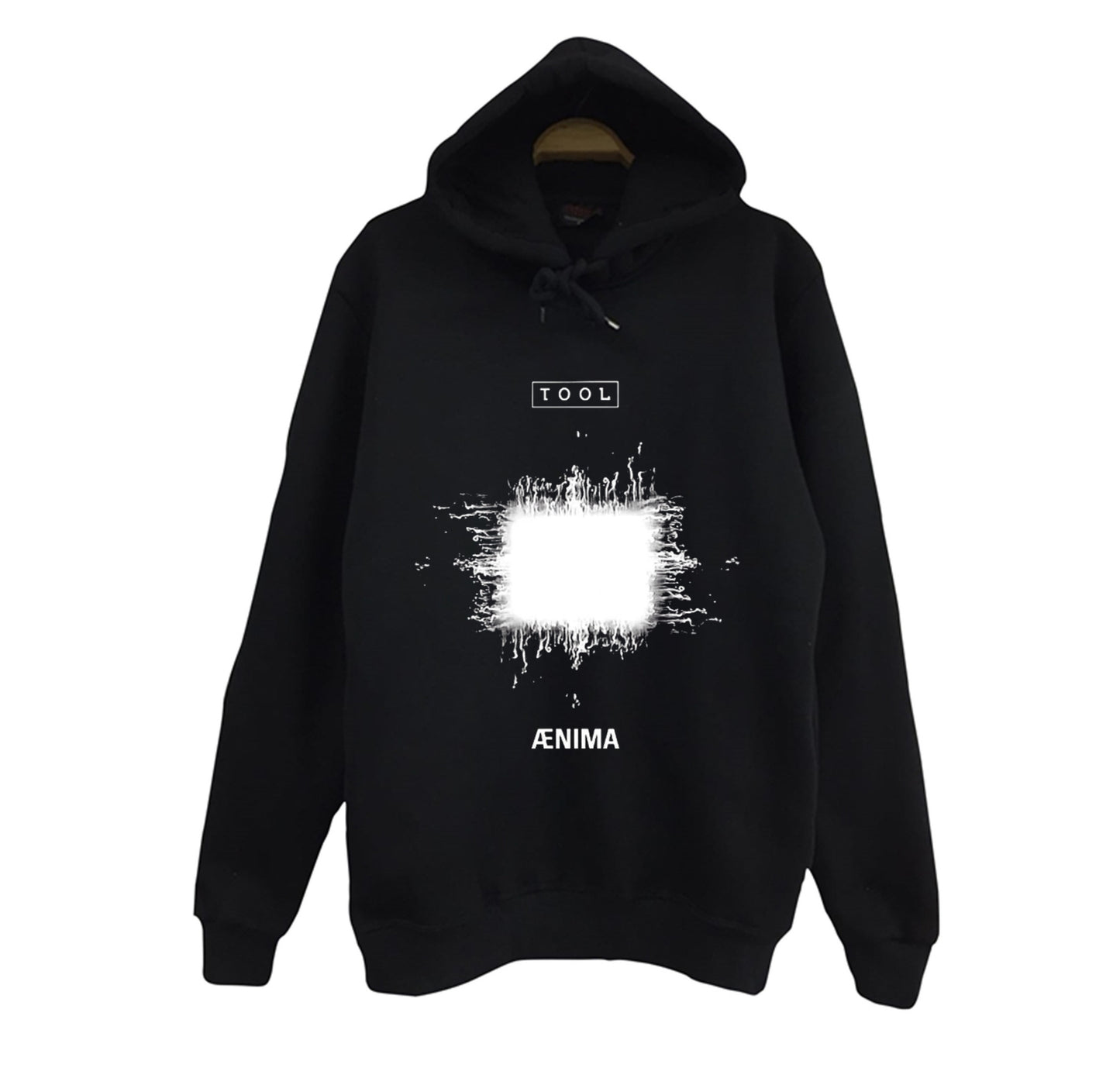 Tool Müzik Grubu - Aenima Baskılı Unisex %100 Pamuk Siyah Kapüşonlu Sweatshirt