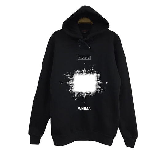 Tool Müzik Grubu - Aenima Baskılı Unisex %100 Pamuk Siyah Kapüşonlu Sweatshirt