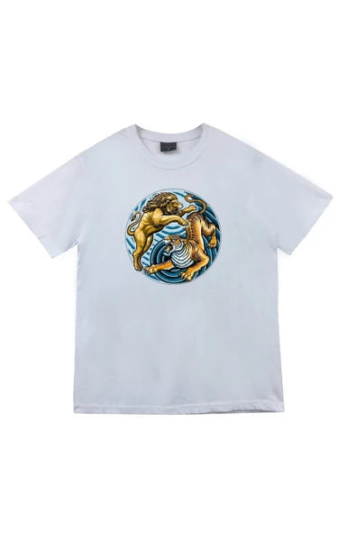 fame-stoned  Aslan Kaplan Baskılı T-shirt
