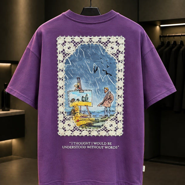Sözsüz Anlaşılmak Oversize Tişört