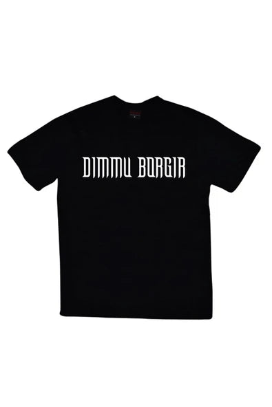 fame-stoned  Dimmu Borgir Baskılı Unisex %100 Pamuk Siyah T-shirt