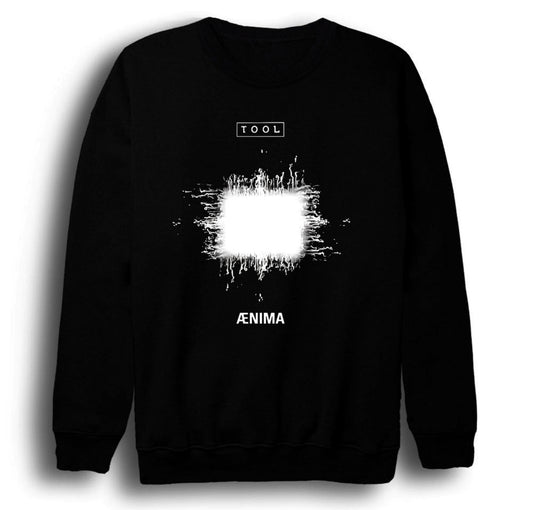 Tool Müzik Grubu - Aenima Baskılı Unisex %100 Pamuk Siyah Bisiklet Yaka Sweatshirt