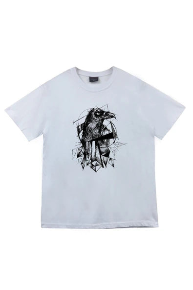 fame-stoned  Unisex Beyaz  Baskılı T-shirt