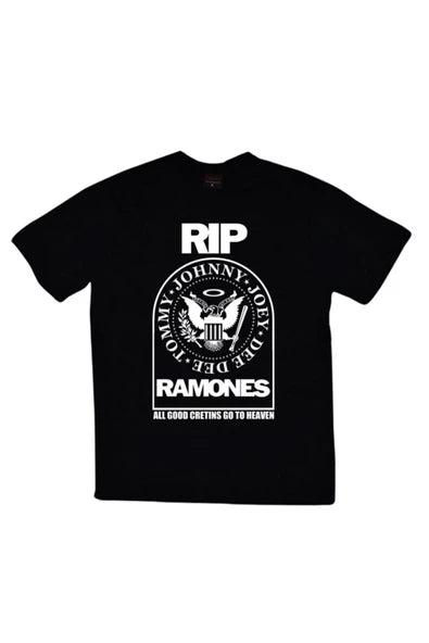 fame-stoned  Ramones Baskılı T-shirt