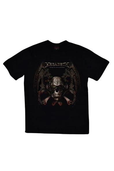 fame-stoned Megadeth Baskılı Unisex %100 Pamuk T-shirt