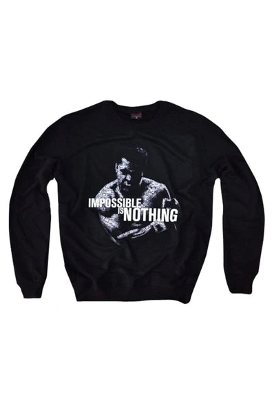fame-stoned Muhammed Ali Baskılı Sweatshirt