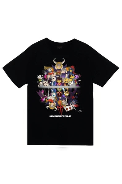 fame-stoned  Unisex Siyah Baskılı T-Shirt