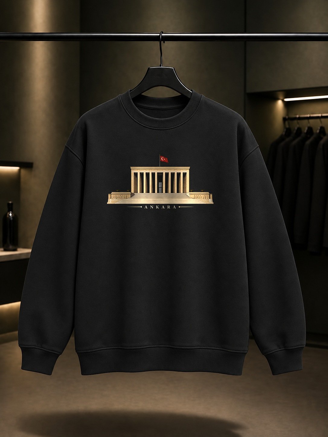 Ankara Anıtkabir Sweatshirt – Siyah