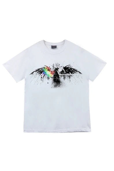 fame-stoned Blackpink Baskılı Unisex %100 Pamuk Beyaz T-shirt