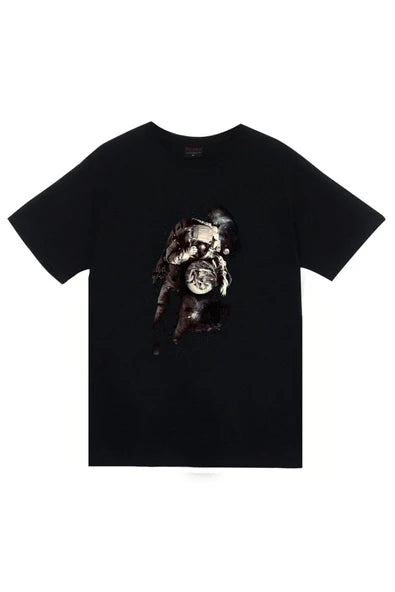 fame-stoned  Astronot Baskılı T-shirt