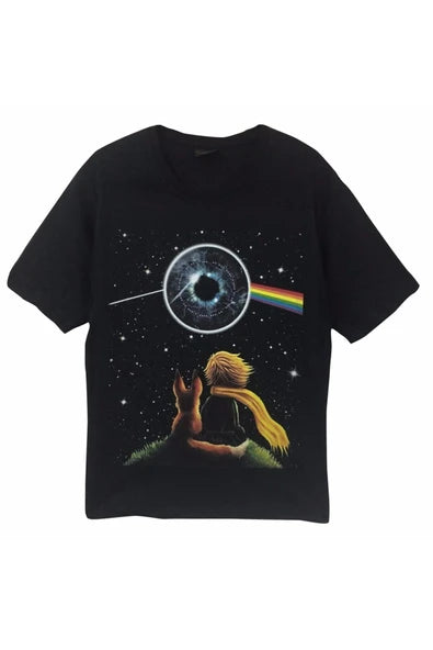 fame-stoned  Pınk Floy Baskılı T-shirt
