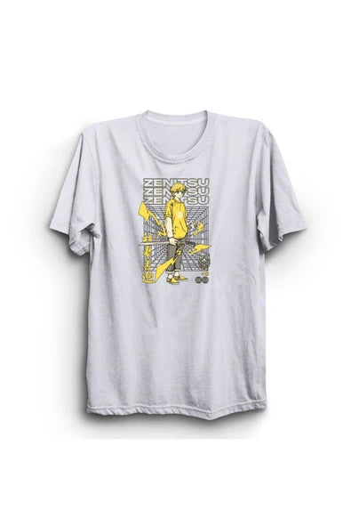 fame-stoned  Demon Slayer Anime Baskılı Unisex T-Shirt - Tarzınızı Yansıtın