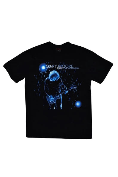 fame-stoned  Gary Moore Baskılı T-shirt