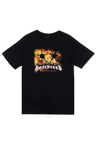 fame-stoned Erkek Siyah Hatebreed Baskılı T-shirt