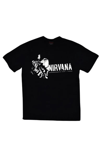 fame-stoned  Nirvana Baskılı Unisex %100 Pamuk T-shirt