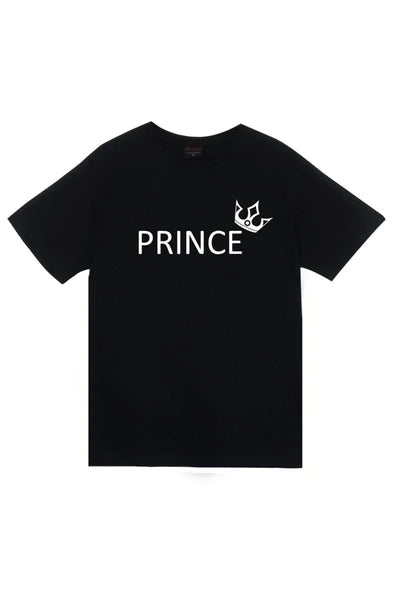 fame-stoned  Unisex Siyah Prince Prens Baskılı T-shirt
