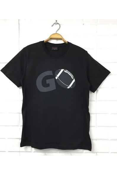 fame-stoned  Unisex Siyah Go Baskılı T-shirt