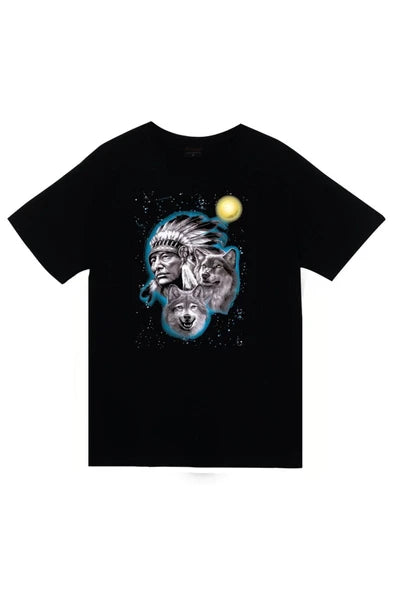 fame-stoned  Unisex Siyah Baskılı T-Shirt
