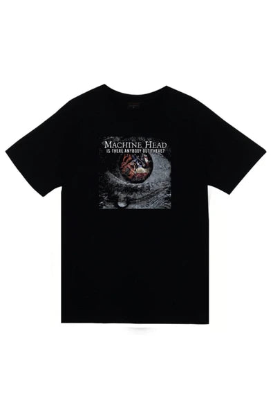 fame-stoned Machine Head Unisex %100 Pamuk Siyah T-shirt