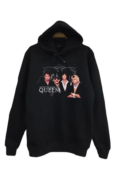fame-stoned Queen Baskılı Sweatshirt