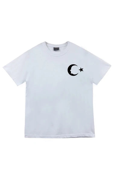 fame-stoned  Gazi Mustafa Kemal Atatürk Baskılı Unisex %100 Pamuk Bordo T-shirt