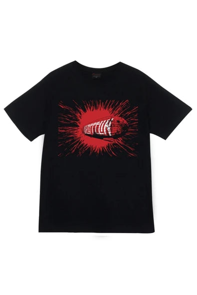 fame-stoned Led Zeppelin Baskılı Unisex %100 Pamuk Siyah T-shirt