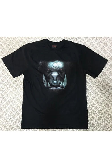 fame-stoned  Warcraft Baskılı T-shirt