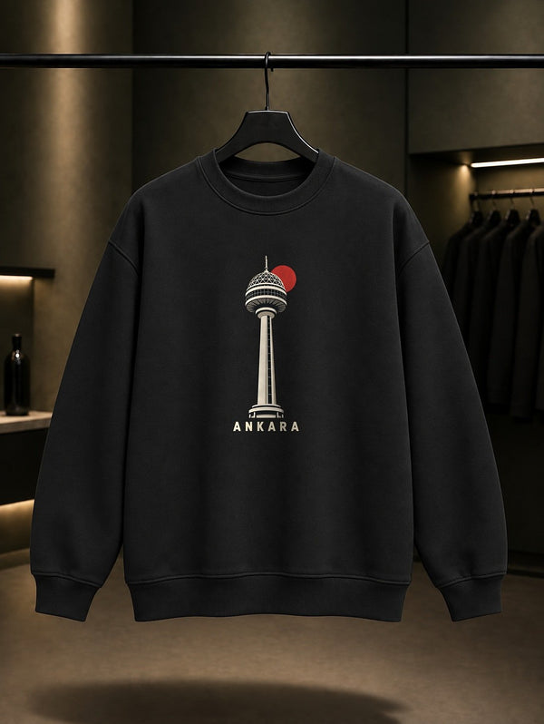 Ankara Atakule Sweatshirt – Siyah
