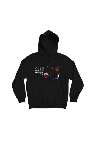 fame-stoned Pink Floyd Baskılı Kapşonlu Sweatshirt