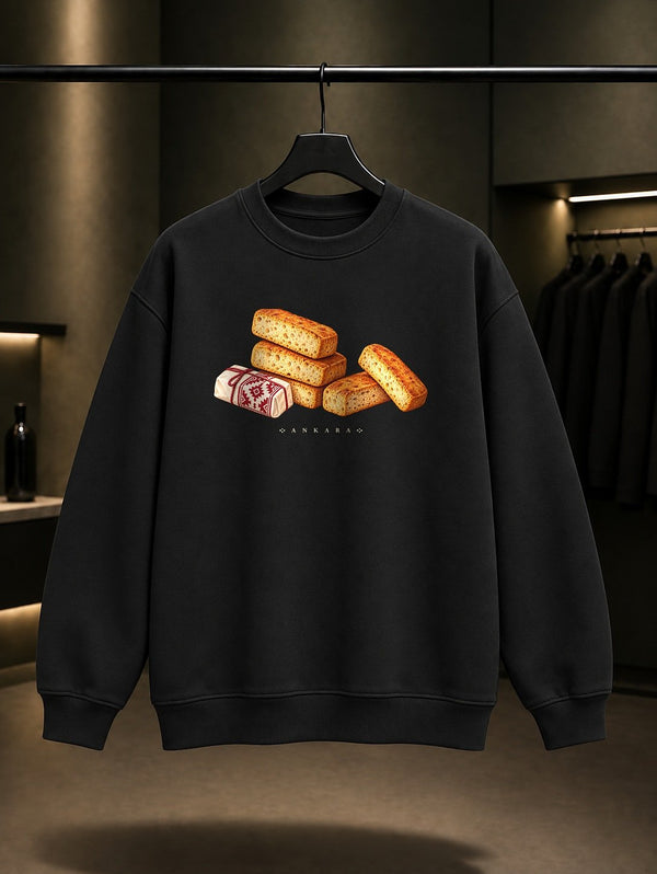 Ankara Beypazarı Kurusu Sweatshirt – Siyah