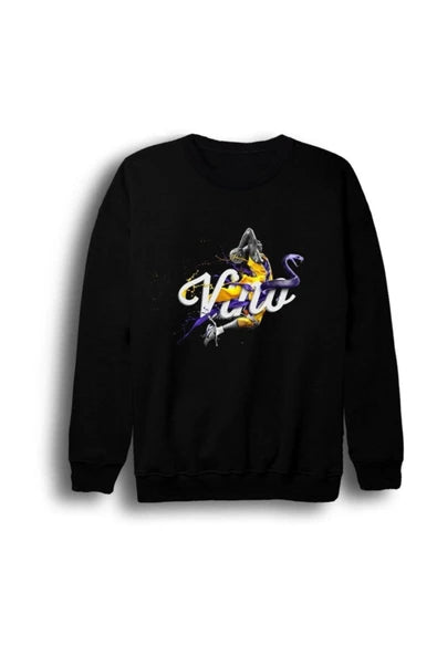 fame-stoned Kobe Bryant Baskılı Kapşonlu Sweatshirt