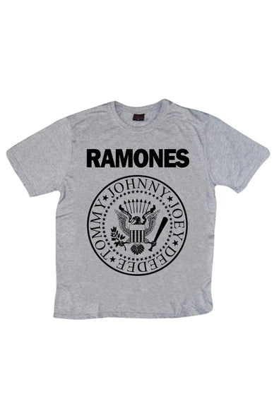 fame-stoned  Ramones Baskılı T-shirt