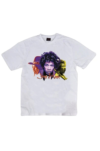 fame-stoned  Jimi Hendrix Baskılı T-shirt