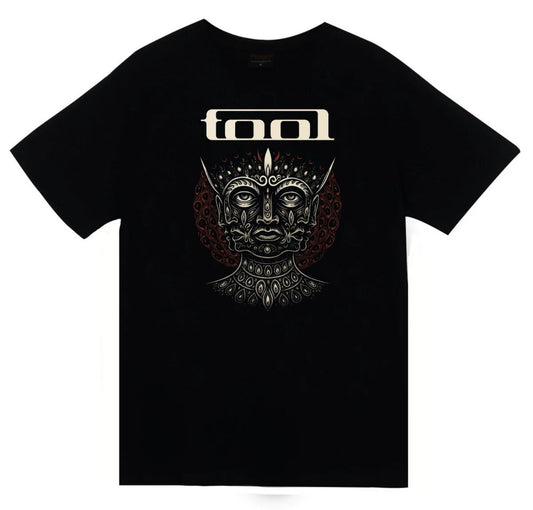Tool Müzik Grubu - Fear Inoculum Baskılı Unisex %100 Pamuk Siyah T-shirt