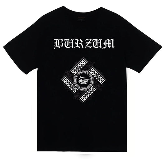 Burzum Müzik Grubu - Belus Unisex %100 Pamuk Siyah T-shirt