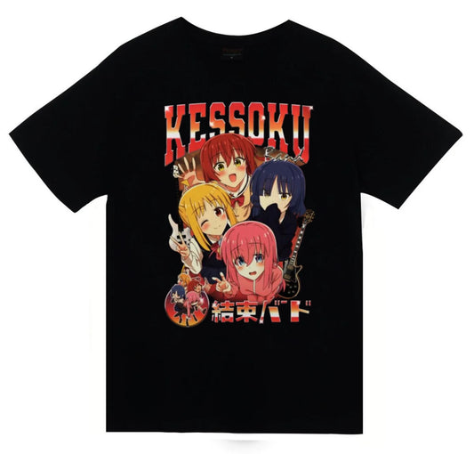 Stray Kids Skzoo Han Quokka Karakter Baskılı Unisex %100 Pamuk Siyah T-shirt