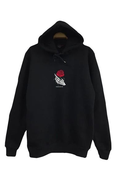 fame-stoned Çocuk Siyah Kurukafa Skull Baskılı  Sweatshirt