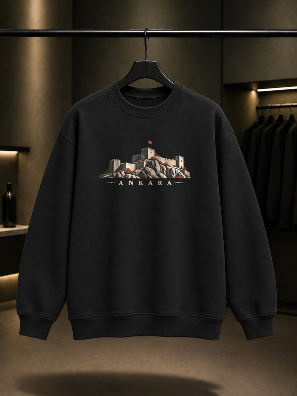 Ankara Kalesi Sweatshirt – Siyah