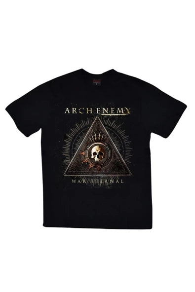 fame-stoned  Arch Enemy Baskılı Unisex %100 Pamuk Siyah T-shirt