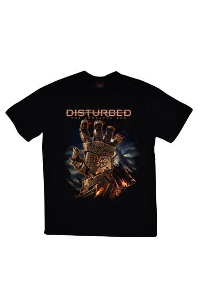 fame-stoned  Disturbed Baskılı T-shirt