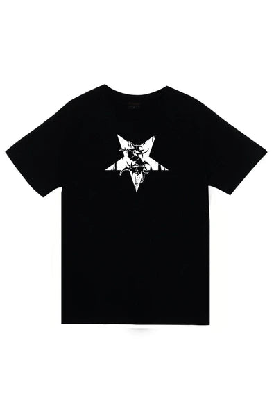 fame-stoned Unisex Siyah Sepultura Baskılı T-shirt