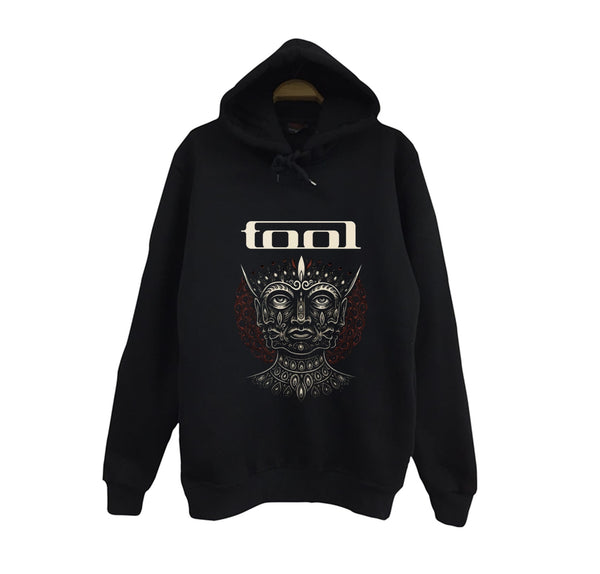 Tool Müzik Grubu - Fear Inoculum baskılı siyah kapüşonlu sweatshirt
