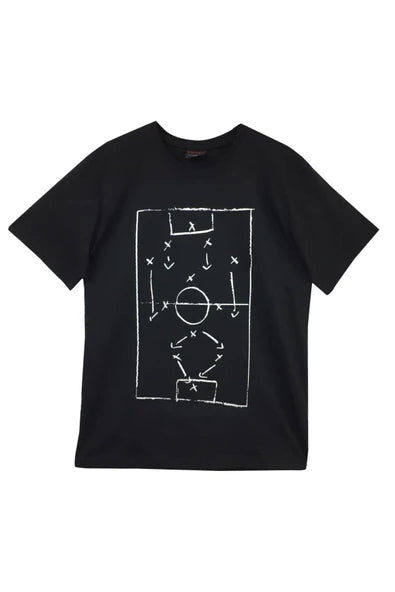 fame-stoned  Siyah Alex De Souza Baskılı T-shirt