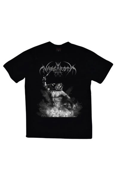 fame-stoned Nargaroth Baskılı Unisex %100 Pamuk Siyah T-shirt
