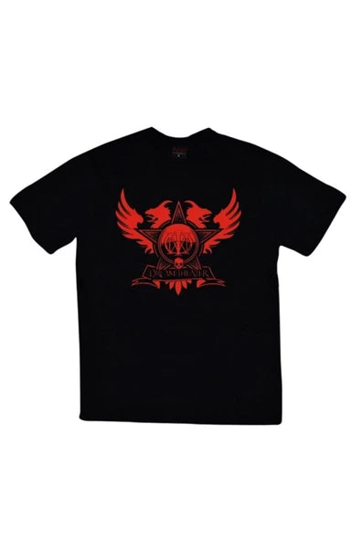 fame-stoned  Dream Theater Baskılı Unisex Siyah %100 Pamuk T-shirt