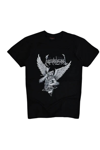 fame-stoned Necroholocaust Baskılı T-shirt