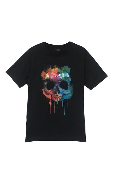 fame-stoned  Kuru Kafa Baskılı Unisex %100 Pamuk T-shirt