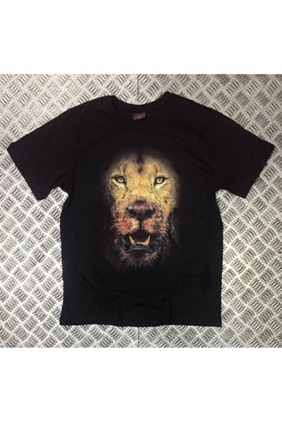 fame-stoned  Aslan Baskılı T-shirt